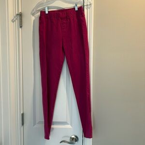 Magenta Jegging-Style Pants
